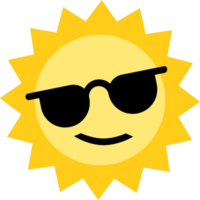 cute sun in the morning png