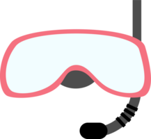 cute swimming goggles png