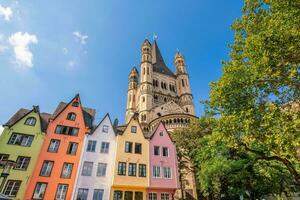 céntrico Colonia ciudad horizonte, paisaje urbano de Alemania foto