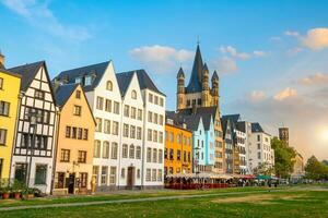 céntrico Colonia ciudad horizonte, paisaje urbano de Alemania foto