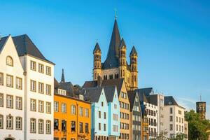 Downtown Cologne city skyline, cityscape of Germany photo