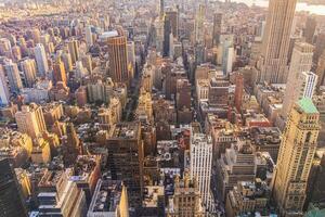 Manhattan's skyline, cityscape of New York City in the United State photo