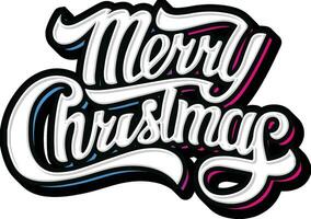 Merry Christmas Typography vector