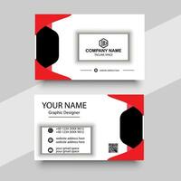 Modern business card corporate professional vector