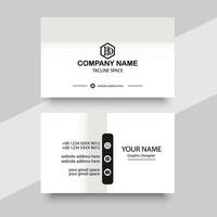 Modern business card corporate professional vector