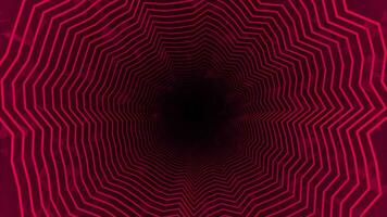 magenta red color wiggling circular lines background video