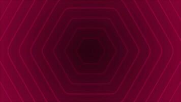 magenta red color hexagon shape repeating pattern simple background video