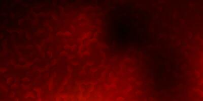 Dark orange vector texture with colorful hexagons.