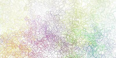 Light multicolor vector background with random forms.