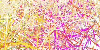 Light Multicolor vector backdrop with triangles, lines.