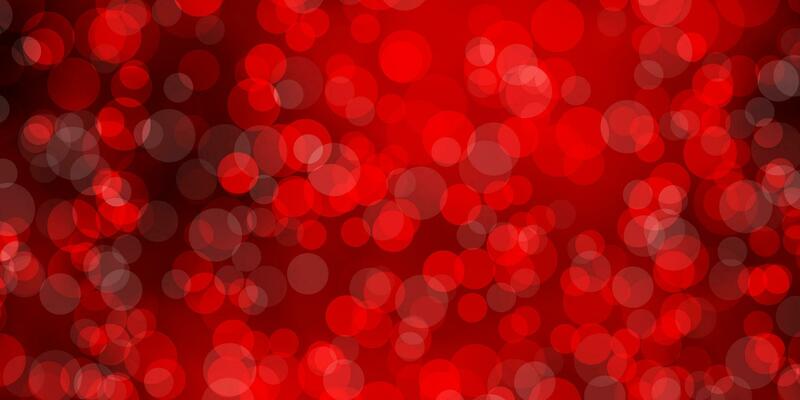 Light Red vector background with spots.