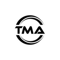 TMA Logo Design, Inspiration for a Unique Identity. Modern Elegance and Creative Design. Watermark Your Success with the Striking this Logo. vector