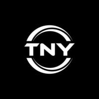 TNY Logo Design, Inspiration for a Unique Identity. Modern Elegance and Creative Design. Watermark Your Success with the Striking this Logo. vector