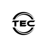 TEC Logo Design, Inspiration for a Unique Identity. Modern Elegance and Creative Design. Watermark Your Success with the Striking this Logo. vector