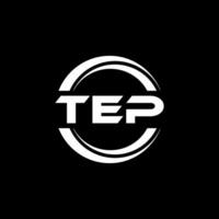 TEP Logo Design, Inspiration for a Unique Identity. Modern Elegance and Creative Design. Watermark Your Success with the Striking this Logo. vector