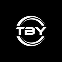 TBY Logo Design, Inspiration for a Unique Identity. Modern Elegance and Creative Design. Watermark Your Success with the Striking this Logo. vector