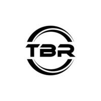 TBR Logo Design, Inspiration for a Unique Identity. Modern Elegance and Creative Design. Watermark Your Success with the Striking this Logo. vector