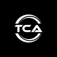 TCA Logo Design, Inspiration for a Unique Identity. Modern Elegance and Creative Design. Watermark Your Success with the Striking this Logo. vector