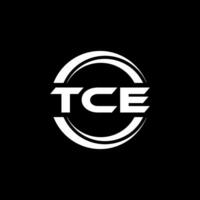 TCE Logo Design, Inspiration for a Unique Identity. Modern Elegance and Creative Design. Watermark Your Success with the Striking this Logo. vector
