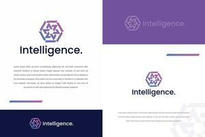 Logo Branding Design Template Business App Developer Digital Technology vector