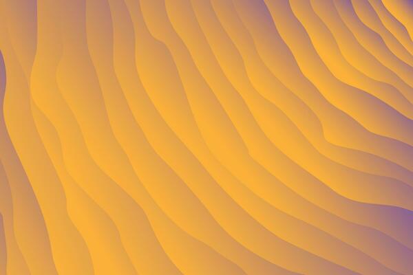 orange color waves background design .