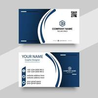 Modern business card corporate professional vector