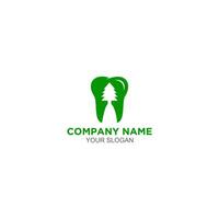 Pine Dental Logo Design Vector