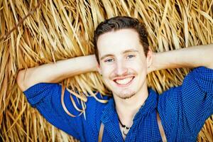 Farmer man portrait photo