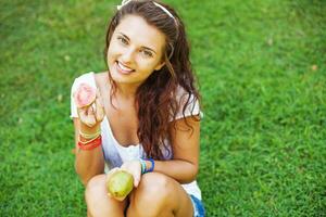 Woman at the park photo