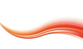 Vector abstract red business wave background