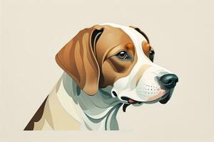 Cute and Adorable Vector illustration in flat style on solid color background. ai generative photo