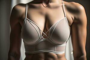 Sensual lingerie on a mannequin. ai generative photo