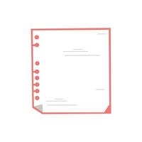 Vector notebook diary icon vector illustration