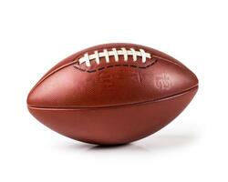American football ball isolated photo