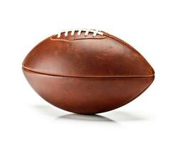 American football ball isolated photo