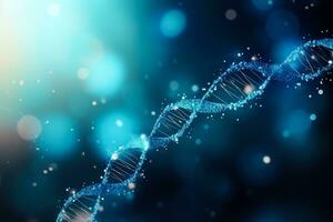 Human DNA genome background with copy space photo