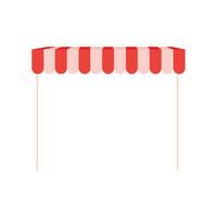 Vector canopy awning striped store element design canopy and tent blind and store awning element for storefront