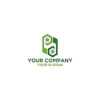 PD Green Logo Design Vector