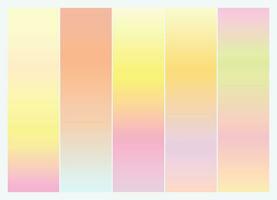 52 Vector colorful gradient collection