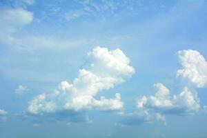 Blue sky background with clouds. photo