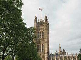 casas del parlamento en londres foto