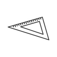 Vector exquisite ruler for distinctive markings icon vector template flat