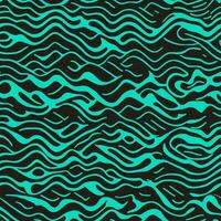 Seamless Pattern Wave - Japanese Style vector