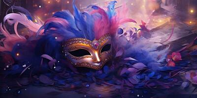 Carnival mask background photo