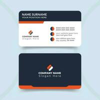 Professional elegant modern creative business card template vector