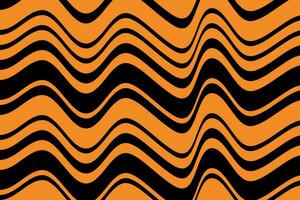 Special background of orange and black lines vector