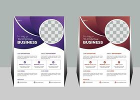 Creative Professional Business Flyer Design Template vector