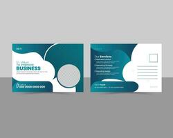 Creative Professional Business Postcard Design vector