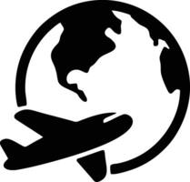 Globe planet earth icon symbol vector image