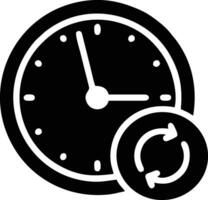 Clock icon symbol design image. Illustration of the alarm watch time isolated vector image. EPS 10